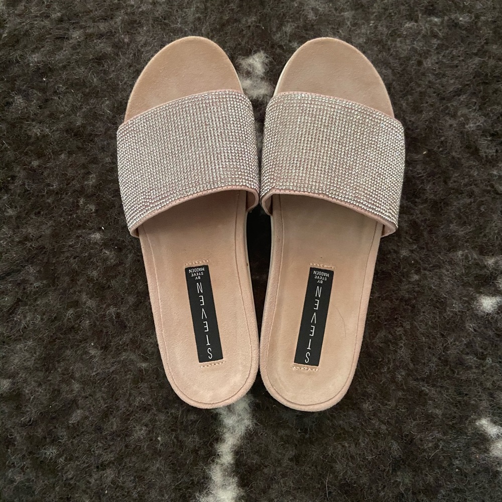 Steven sparkly sandals.  Size 6